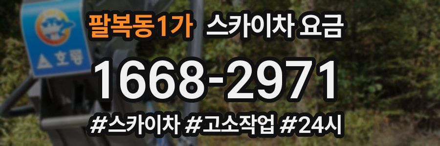 팔복동1가 스카이차 요금