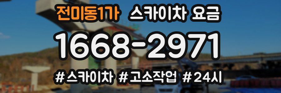 전미동1가 스카이차 요금