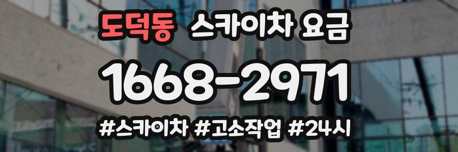 도덕동 스카이차 요금