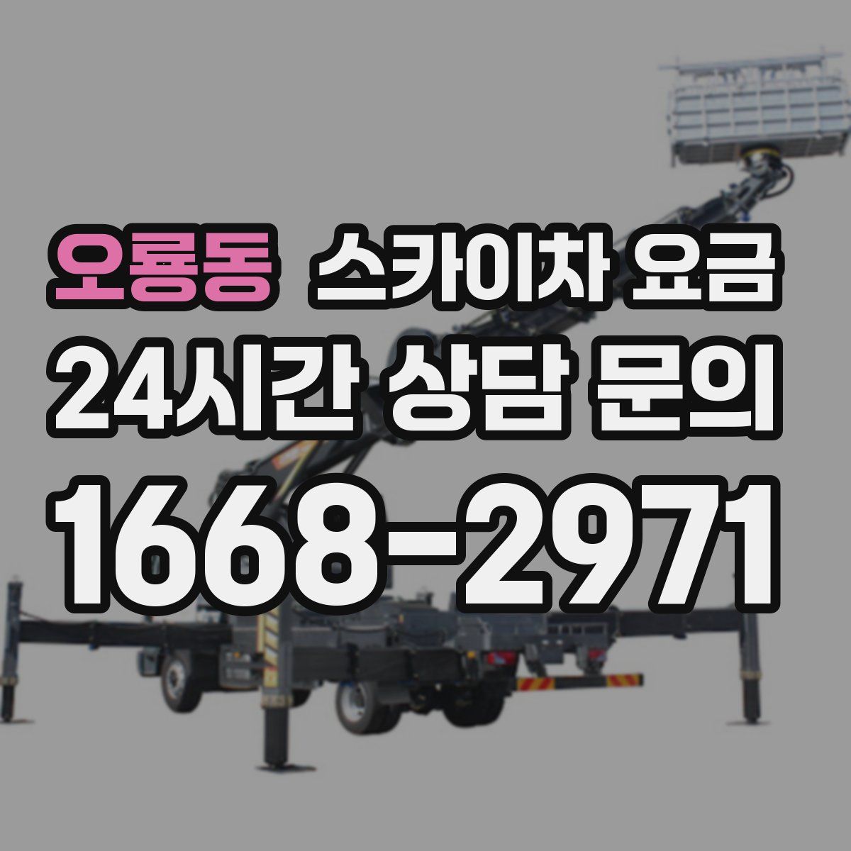 오룡동 스카이차 요금