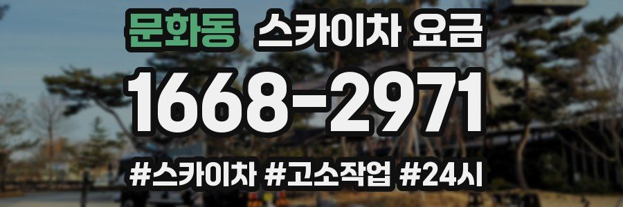 문화동 스카이차 요금
