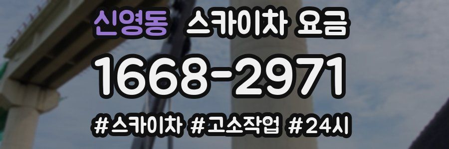 신영동 스카이차 요금