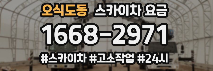 오식도동 스카이차 요금