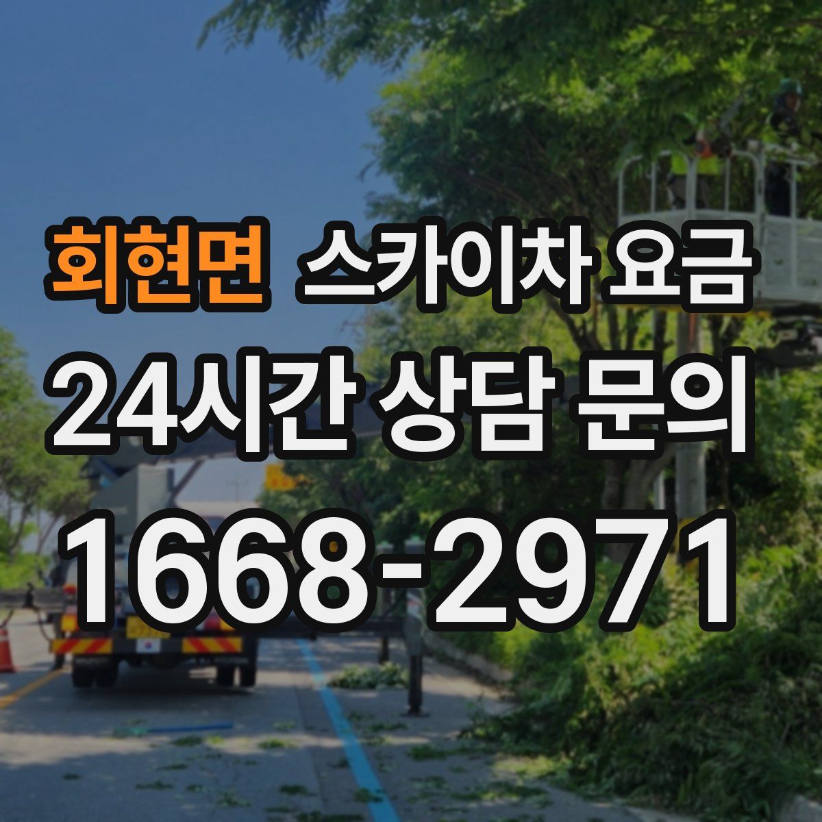 회현면 스카이차 요금
