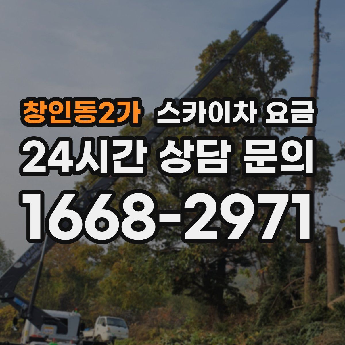 창인동2가 스카이차 요금