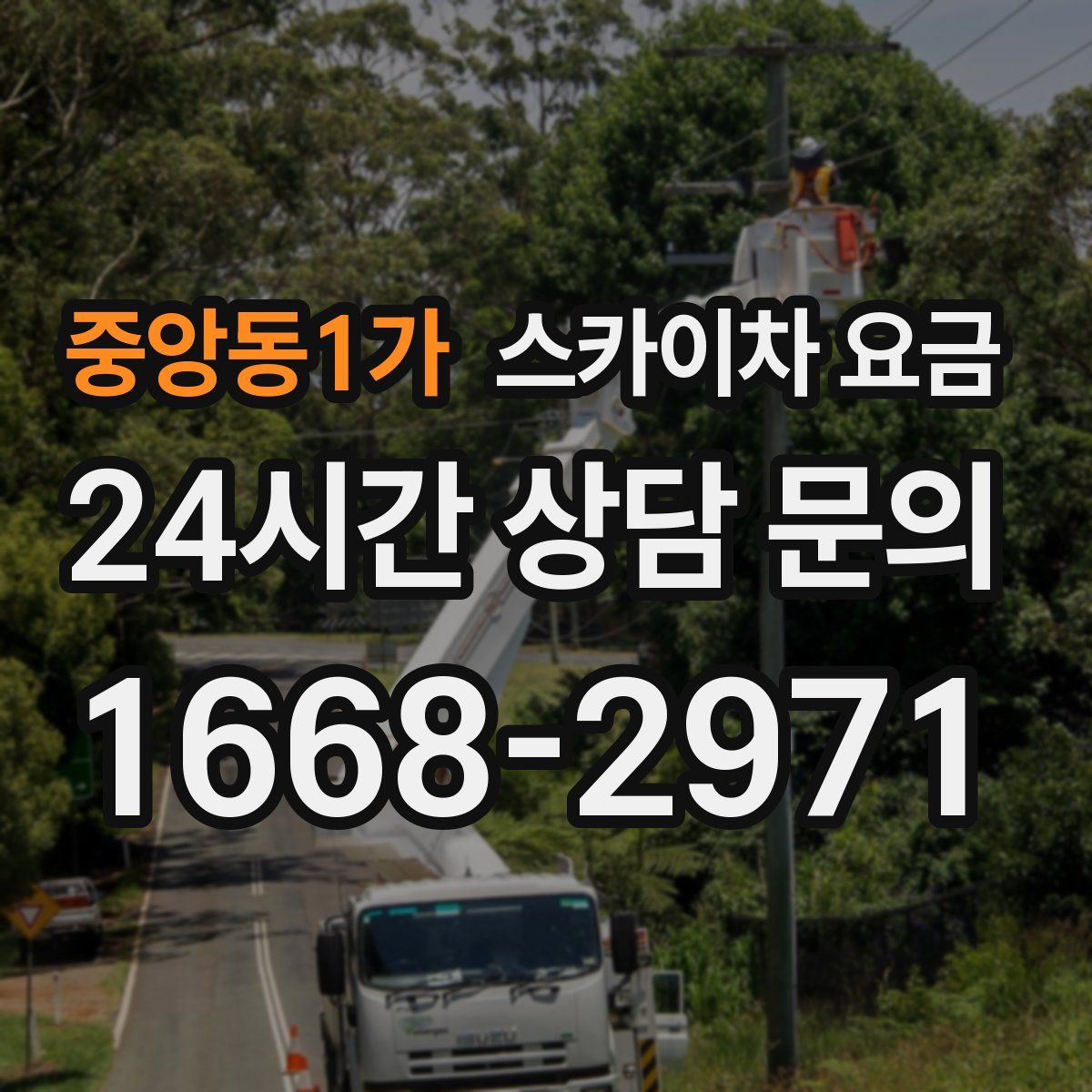 중앙동1가 스카이차 요금