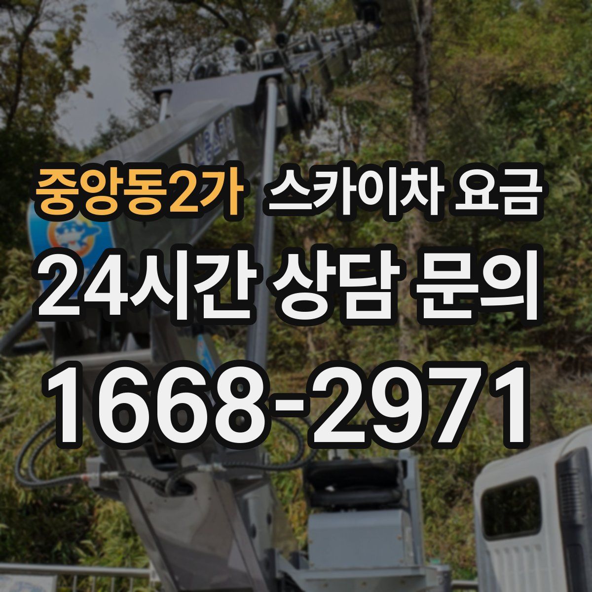 중앙동2가 스카이차 요금