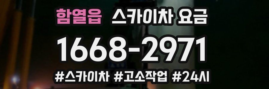 함열읍 스카이차 요금