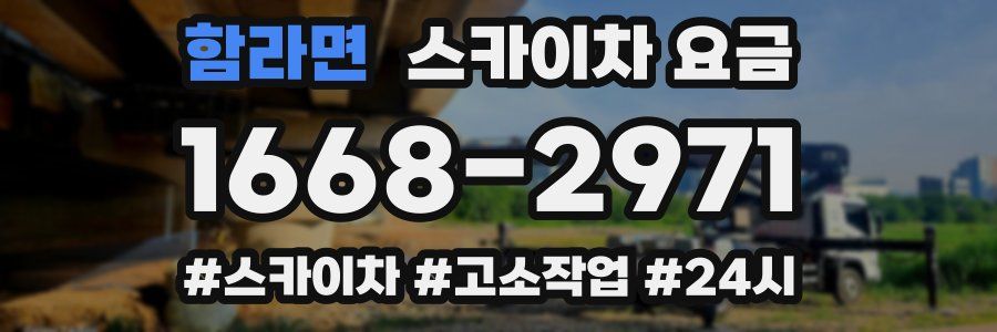 함라면 스카이차 요금