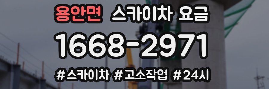 용안면 스카이차 요금
