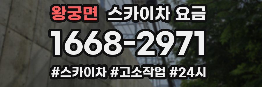 왕궁면 스카이차 요금