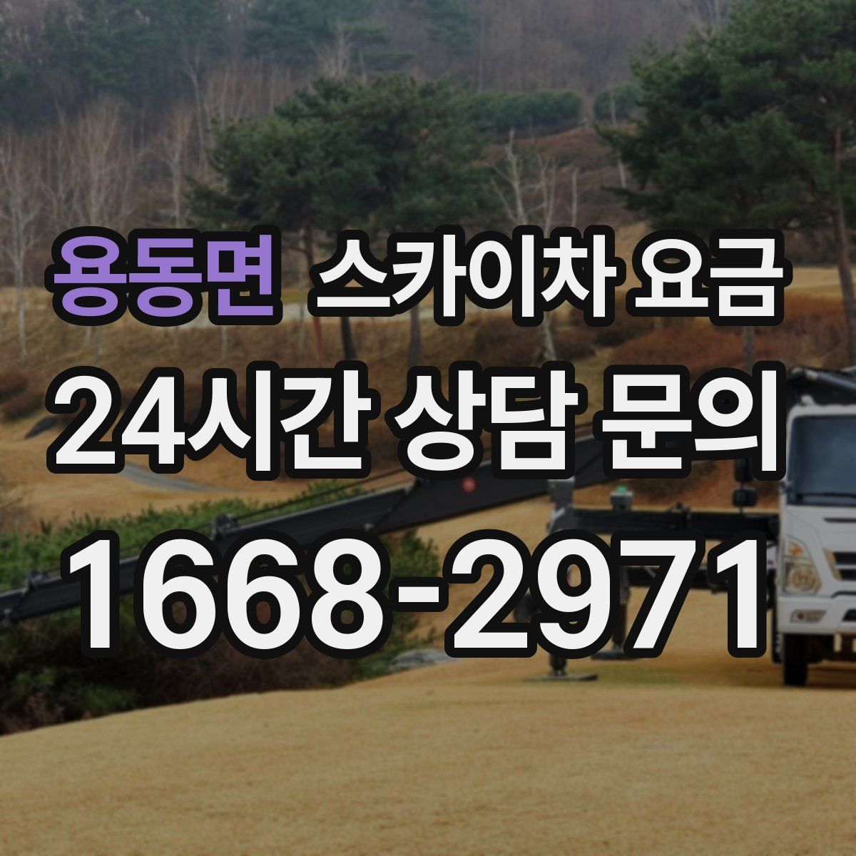 용동면 스카이차 요금