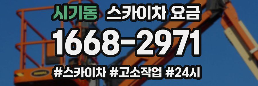 시기동 스카이차 요금
