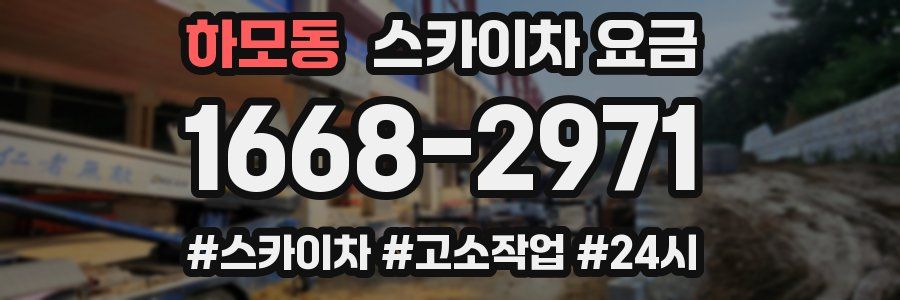 하모동 스카이차 요금