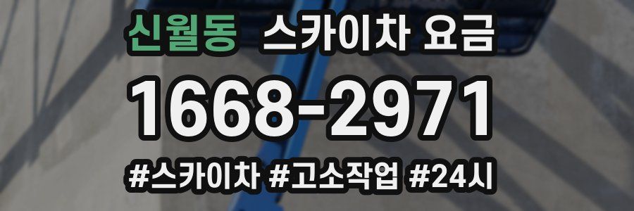 신월동 스카이차 요금