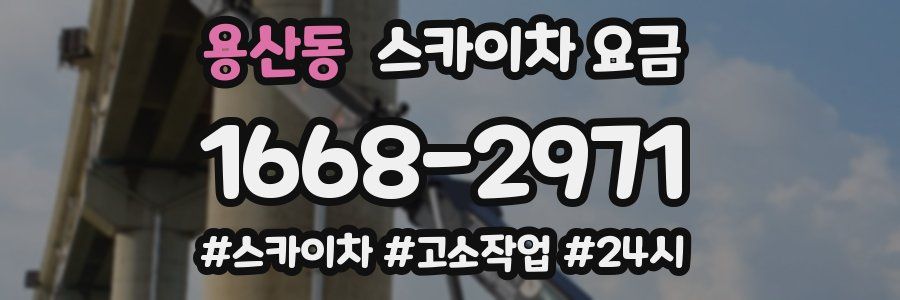 용산동 스카이차 요금