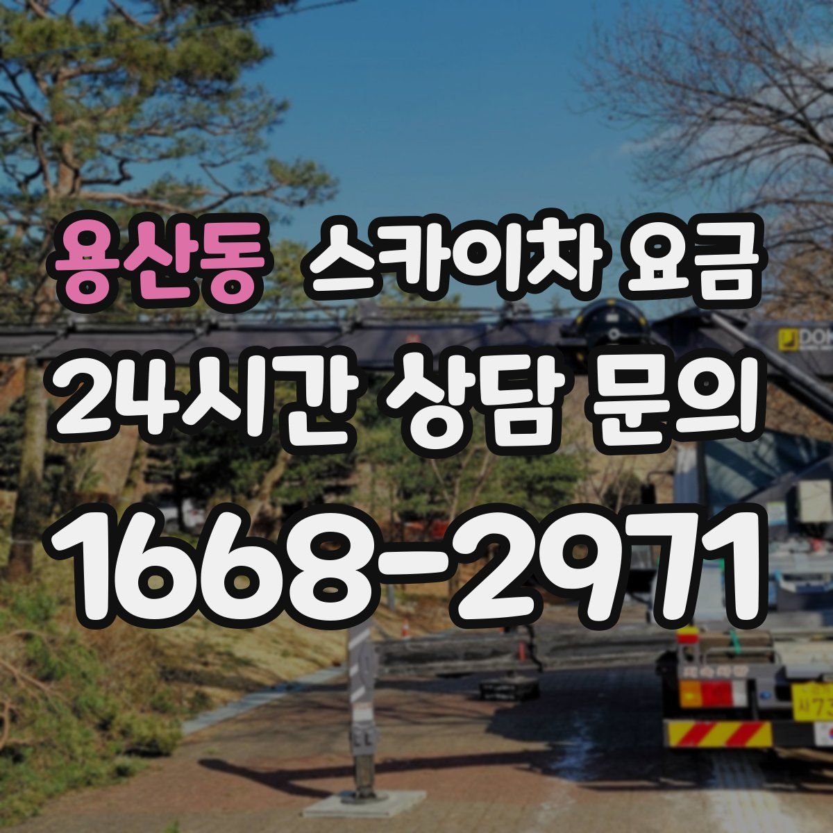 용산동 스카이차 요금
