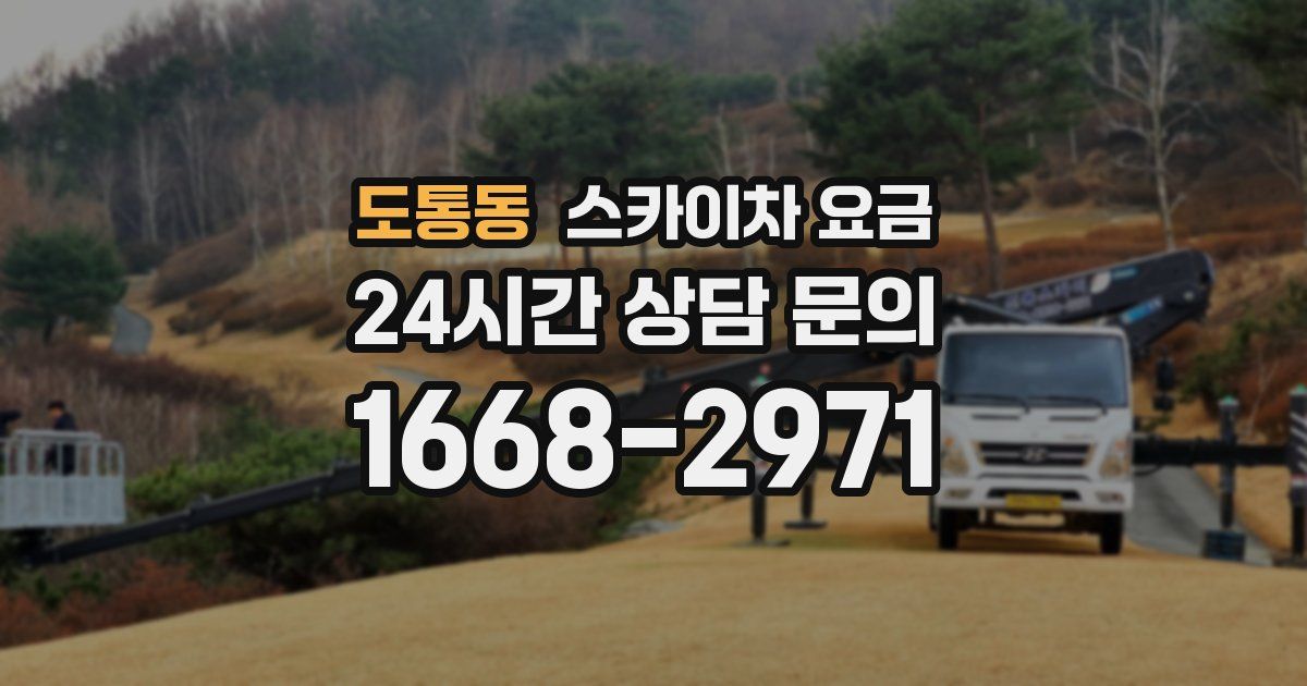 도통동 스카이차 요금