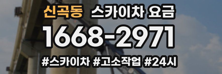 신곡동 스카이차 요금