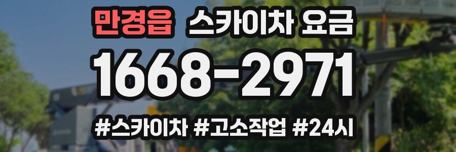 만경읍 스카이차 요금