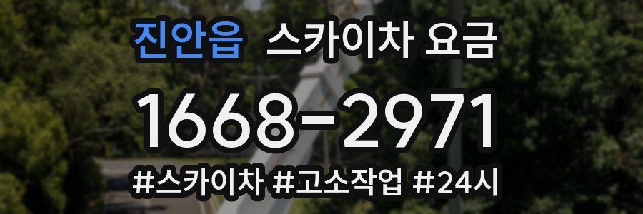 진안읍 스카이차 요금