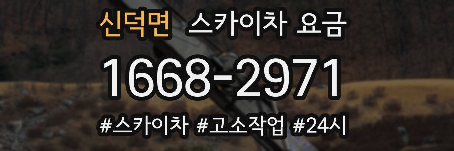 신덕면 스카이차 요금