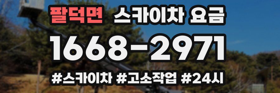 팔덕면 스카이차 요금