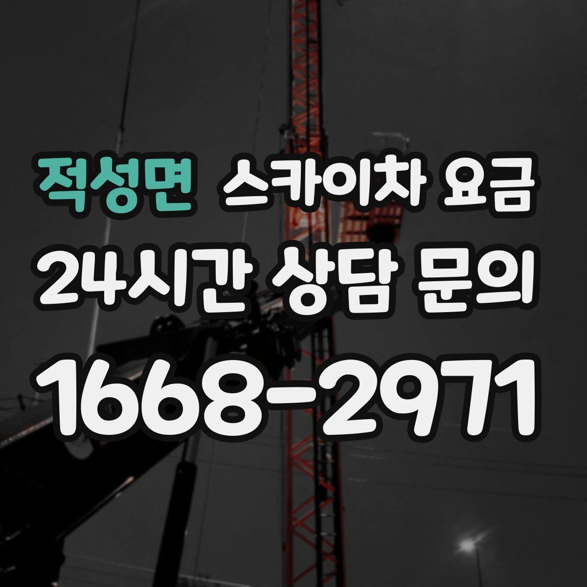 적성면 스카이차 요금