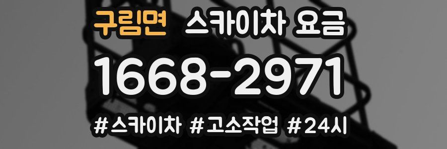 구림면 스카이차 요금