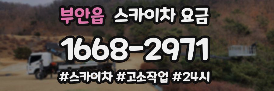 부안읍 스카이차 요금