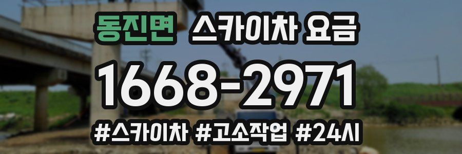 동진면 스카이차 요금