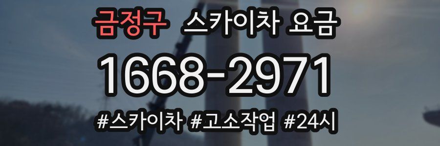 금정구 스카이차 요금