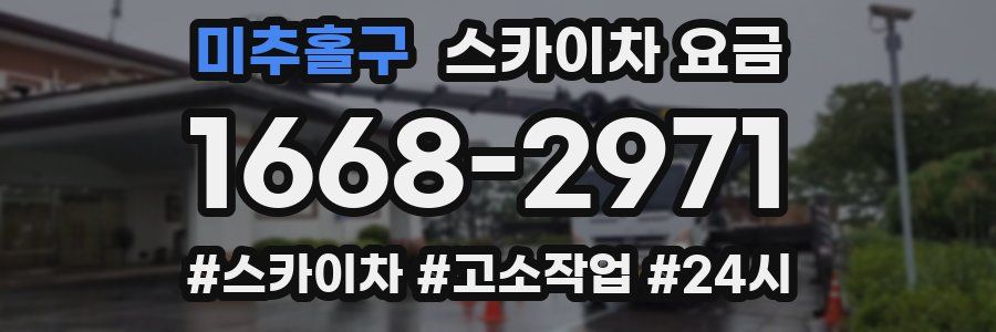 미추홀구 스카이차 요금