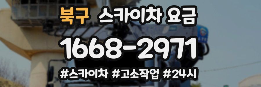 북구 스카이차 요금