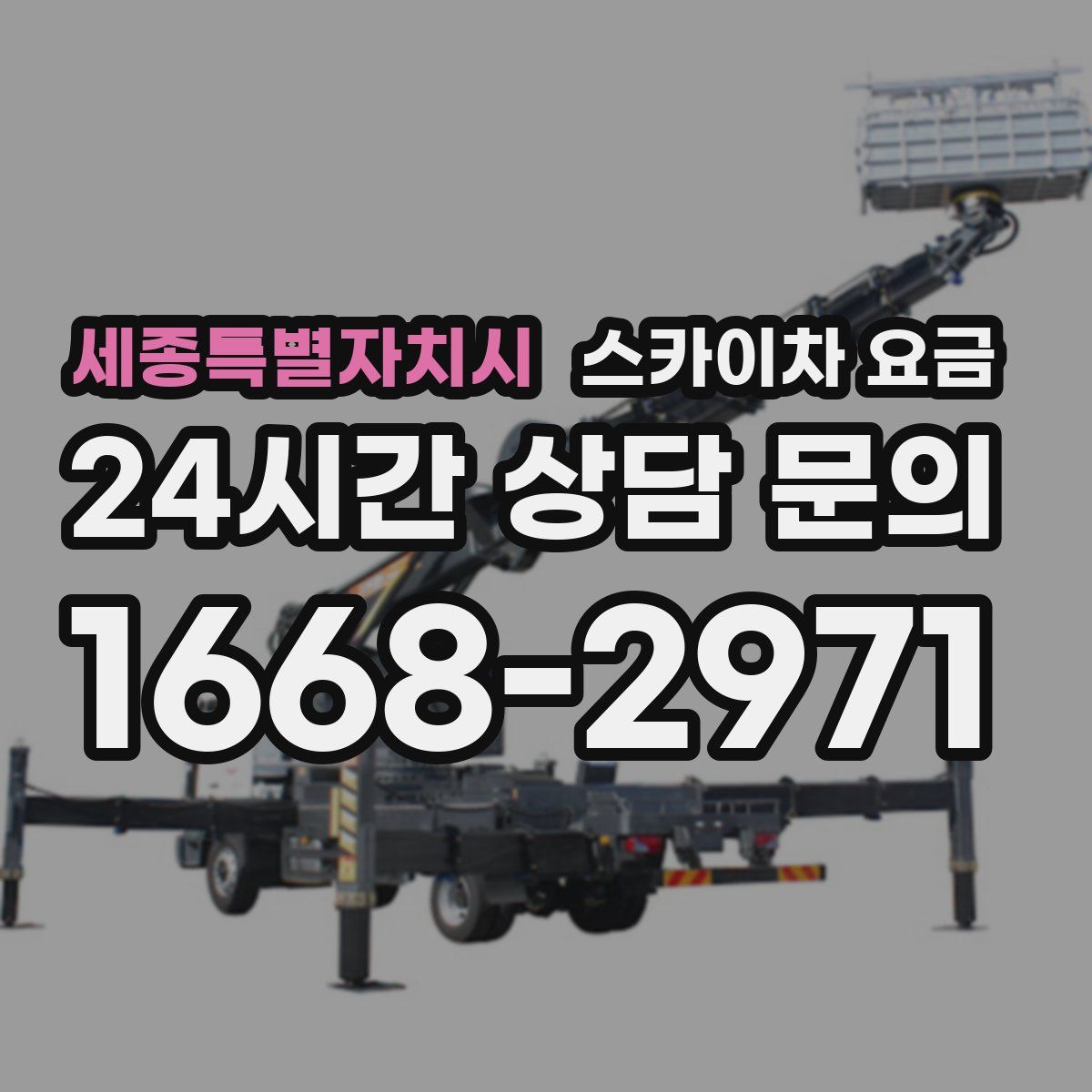 세종특별자치시 스카이차 요금