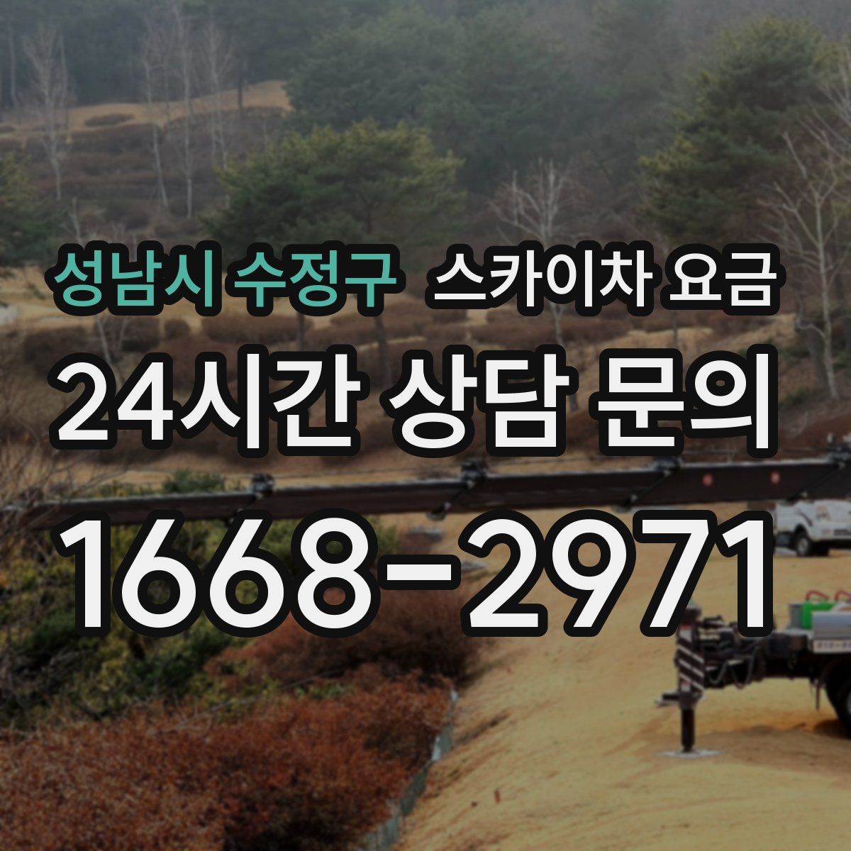 성남시 수정구 스카이차 요금