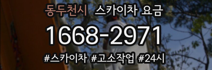 동두천시 스카이차 요금