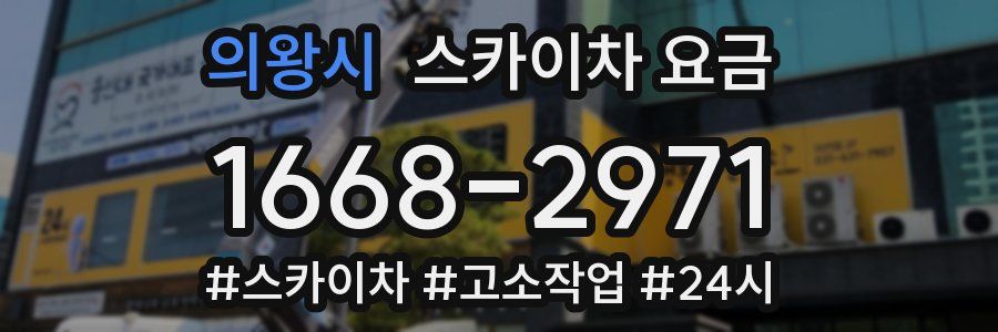 의왕시 스카이차 요금