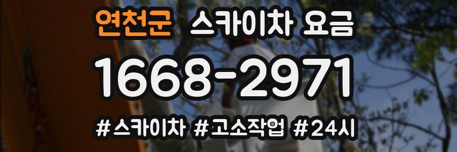 연천군 스카이차 요금