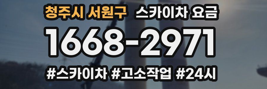 청주시 서원구 스카이차 요금