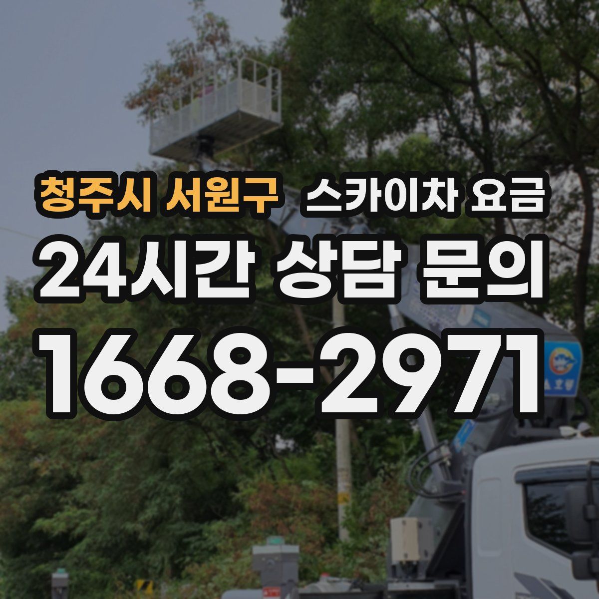 청주시 서원구 스카이차 요금