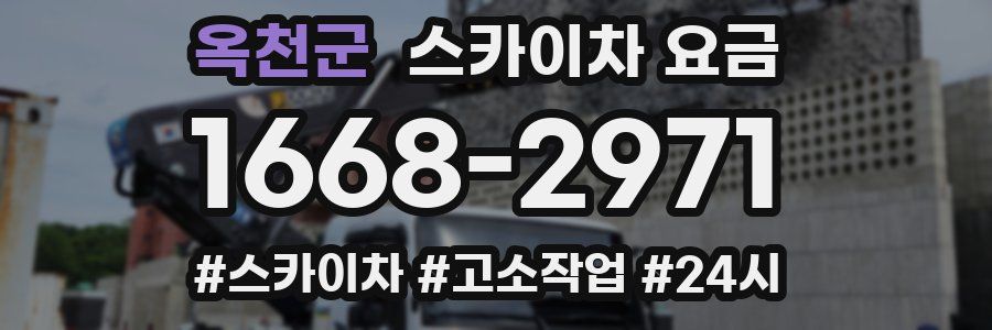 옥천군 스카이차 요금