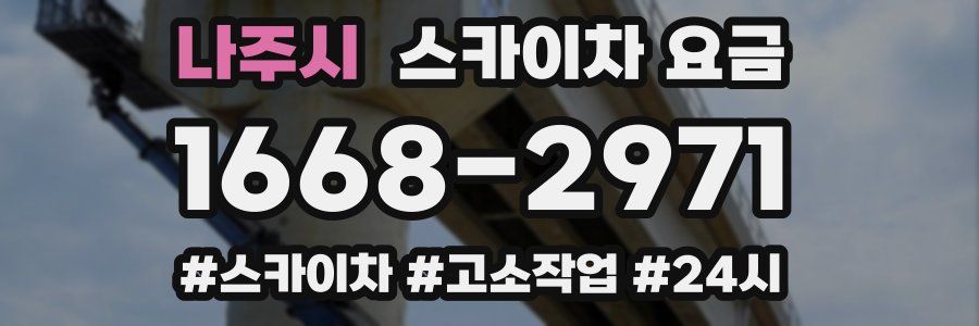 나주시 스카이차 요금