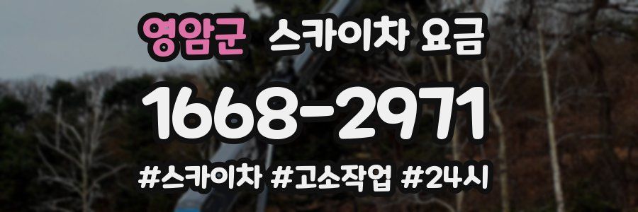 영암군 스카이차 요금