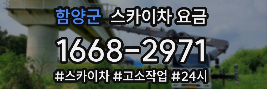 함양군 스카이차 요금