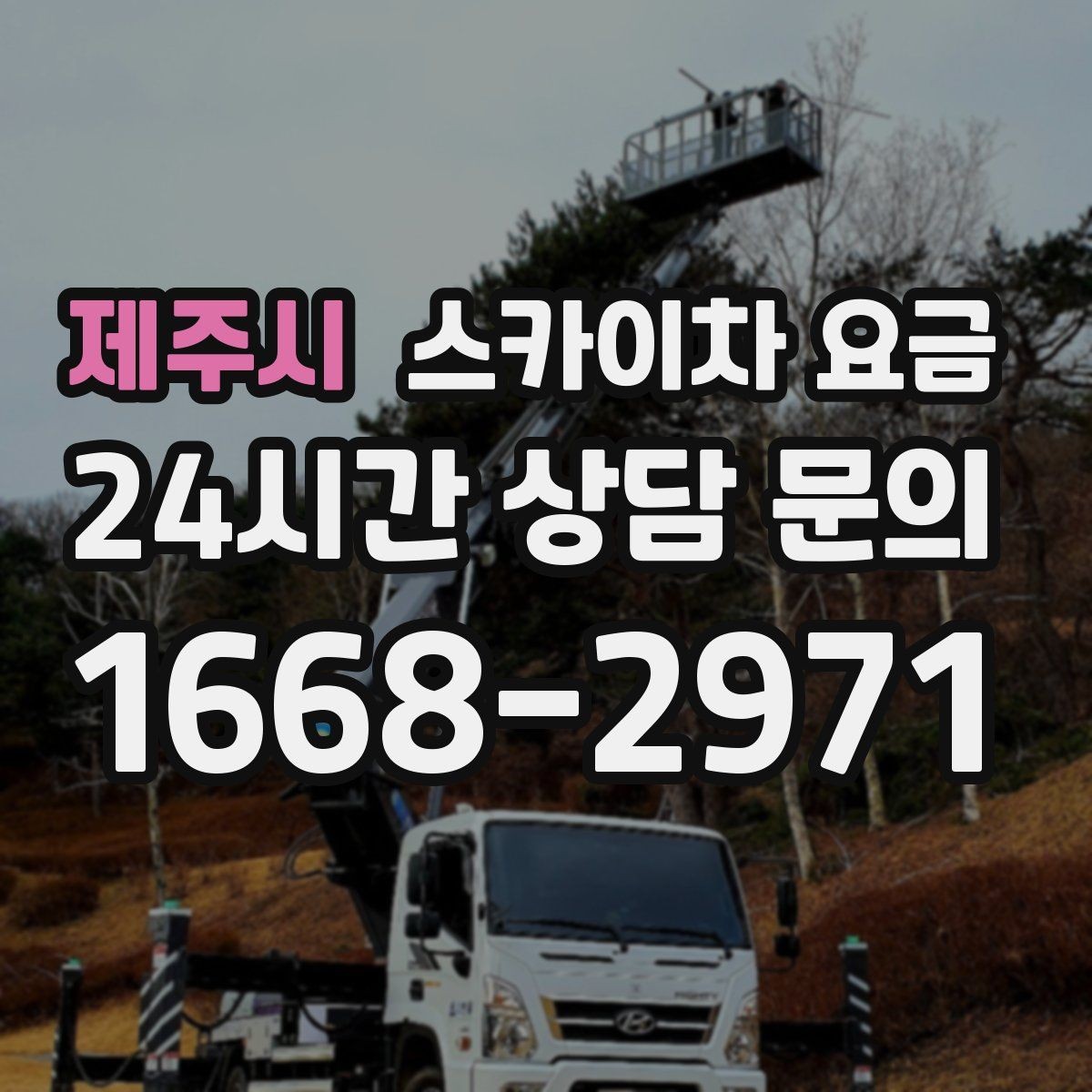 제주시 스카이차 요금 정확한 견적을 받는 가장 현실적인 방법