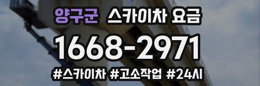 양구군 스카이차 요금