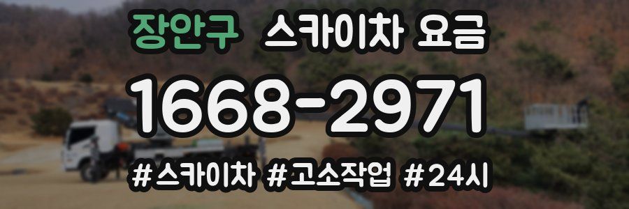 장안구 스카이차 요금