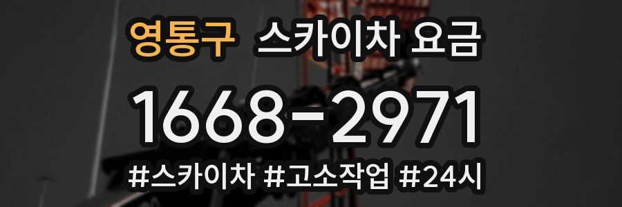 영통구 스카이차 요금