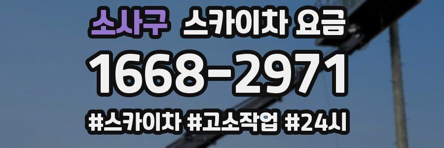 소사구 스카이차 요금